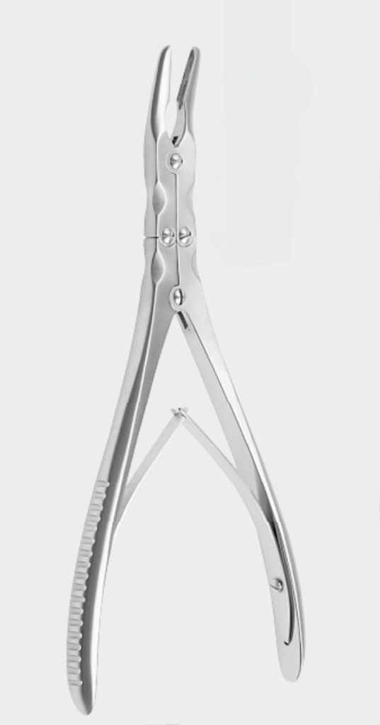 [MBO-12768-20-ss] Tenaza de hueso MARQUARDT curvada 20 cm