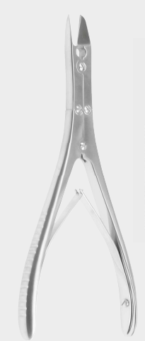 [BCU-12801-17-ss] Pinzas para cortar huesos finas de 17 cm