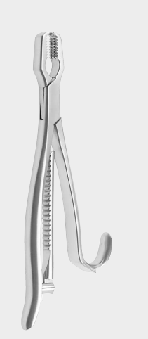 [KBO-12830-21-ss] Pinzas de sujeción de huesos KERN con carraca