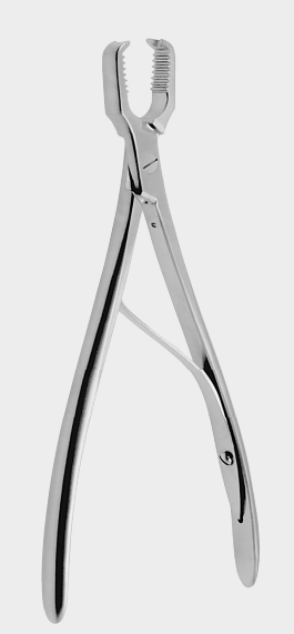 [FBE-12837-18-ss] Pinzas de sujeción de huesos FROSCH de 18 cm