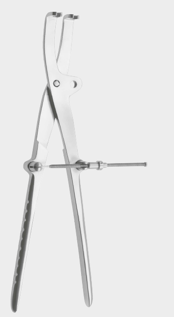 [PRG-12901-34-ss] Fórceps de reducción pélvica de 38 cm