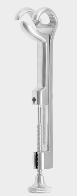 [LBI-12909-20-ss] Abrazadera para huesos LOWMAN de 20 cm