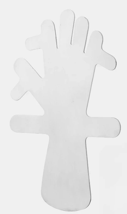 Férula de mano de plomo para adulto, tamaño 2,25 mm, 35 cm