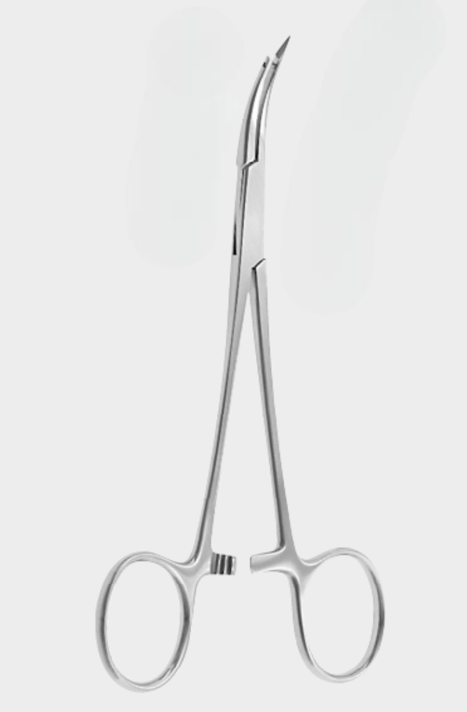 [TBR-12932-15-ss] Pinza para trenzar tendones curvada de 15 cm