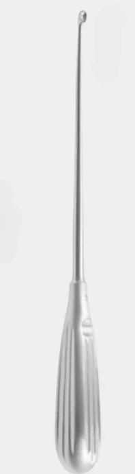 Cureta ósea recta 25 cm 6,0 mm