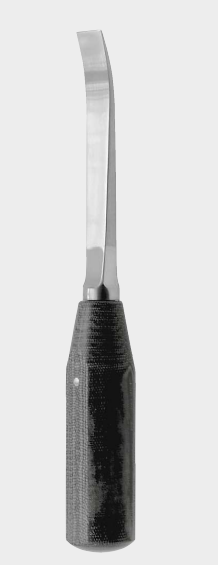 Osteotomo curvo 10 mm 20 cm