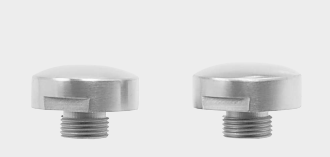 [WME-13478-23-ss] Par de caras metálicas WAGNER 230 g