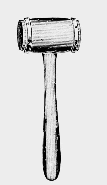 Martillo de madera relleno de plomo 290 g