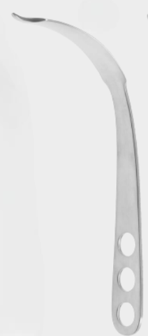 [BLE-13656-28-ss] Palanca de hueso 28 mm 90° 24 cm