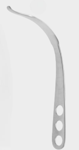 [BLE-13657-22-ss] Palanca de hueso 22 mm 90° 24 cm