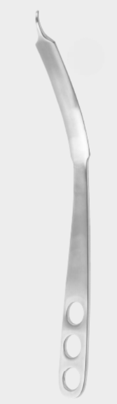 [BLE-13664-22-ss] Palanca de hueso 22 mm 30° 31,5 cm