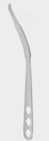 [BLE-13667-22-ss] Palanca de hueso 22 mm 30° 31,5 cm