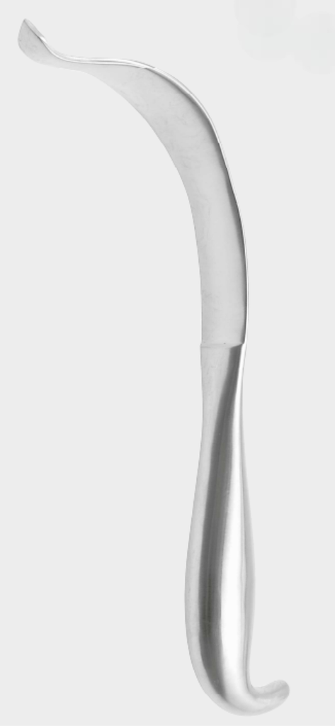 [ACB-13683-01-ss] AUFRANC Retractor de huesos de cobra puntiagudo