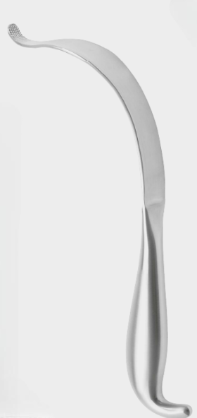 AUFRANC Retractor de huesos de cobra romo