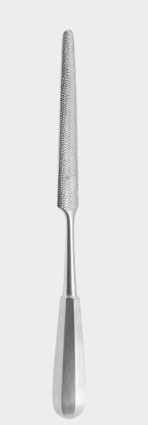 Lima de hueso semicircular 28 cm