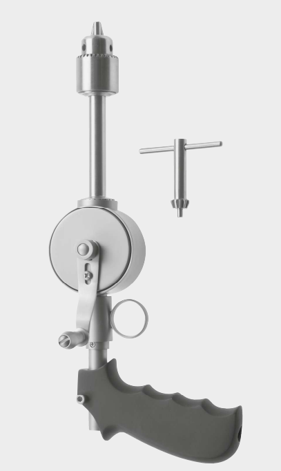 Taladro manual para hueso con mandril Jacobs