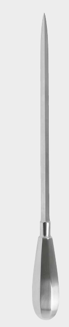 [BPD-13942-03-ss] Perforador óseo 3x3 mm 30 cm