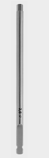 Inserto de destornillador hexagonal de 3,5 mm