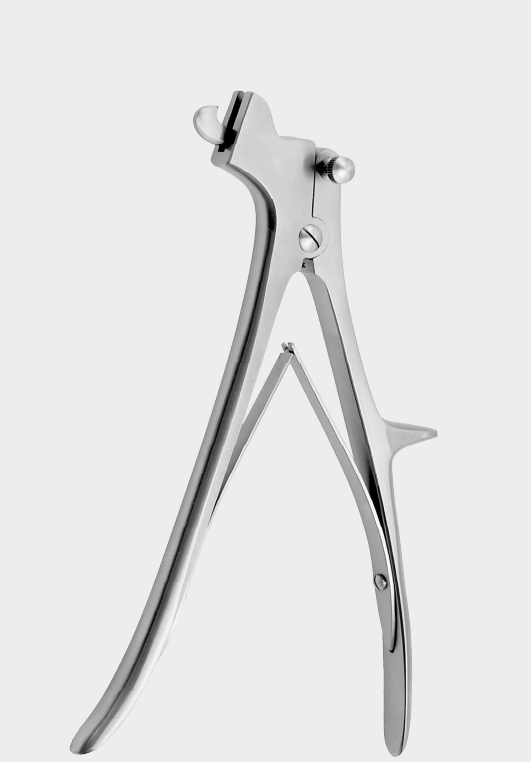 [DSU-15934-21-ss] Pinzas de cráneo DeVILBISS con 2 ganchos