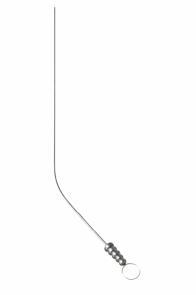 [YAB-15996-18-ss] Tubo de aspiración YASARGIL de 2,5 mm y 18 cm