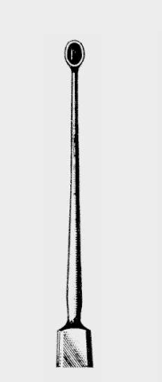 Cureta de chalazión HEBRA 2,0 mm