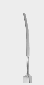 [WIR-5063-13-ss] Espátula iris curva WECKER