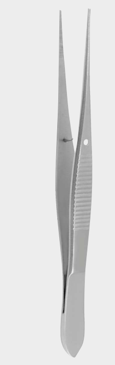 [GIR-5070-10-ss] Pinzas de iris GRAEFE dentadas