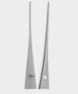 [GIR-5075-10-ss] Pinza de iris GRAEFE 1x2 dientes