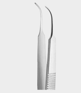 [SIR-5083-10-ss] Pinza de iris STEVENS de 1x2 dientes