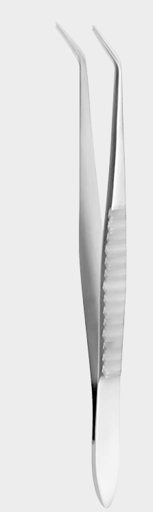 Pinzas oculares NUGENT dentadas de 10 cm