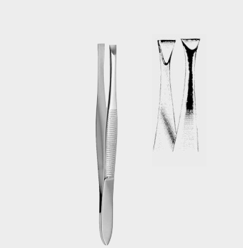 [LCI-16672-08-ss] Pinza para cilios LITTAUER de 8,5 cm
