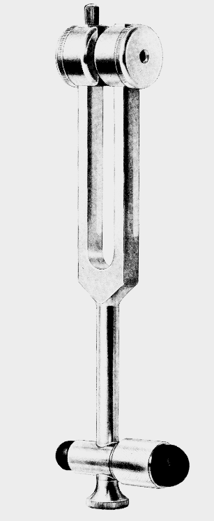 Diapasón neurol. con martillo