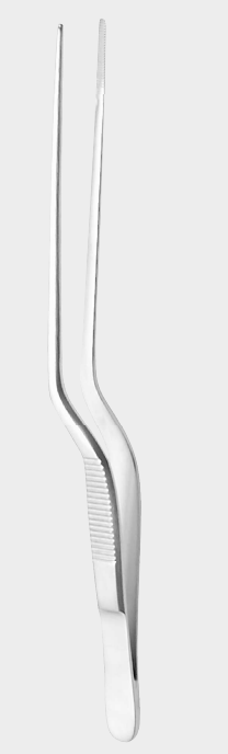 Pinzas auriculares JANSEN forma de bayoneta 16 cm