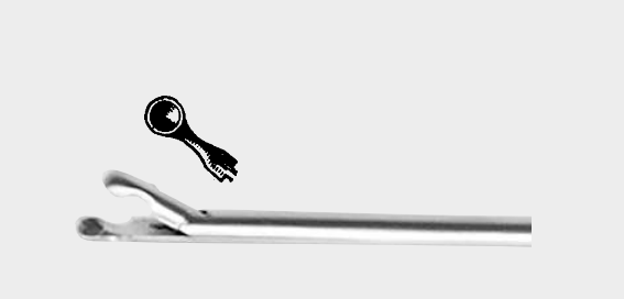 Pinzas para oídos HARTMANN con cuchara redonda