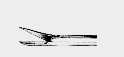Tijeras SHEA rectas micr.7,0mm