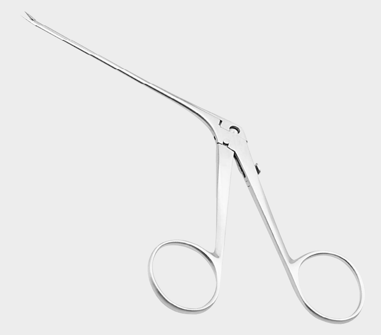 Auricular fcps.micro serr.downw.4mm