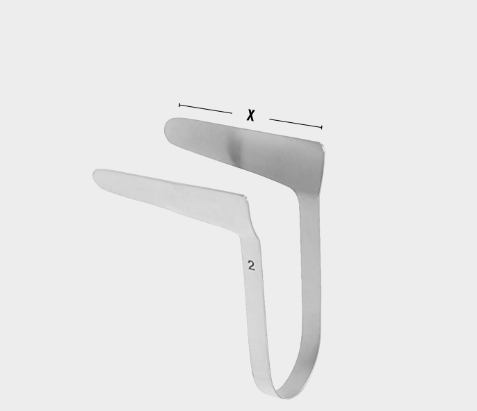 [STG-17179-64-ss] Espéculo nasal ST.CLAIR THOMSON de 64 mm
