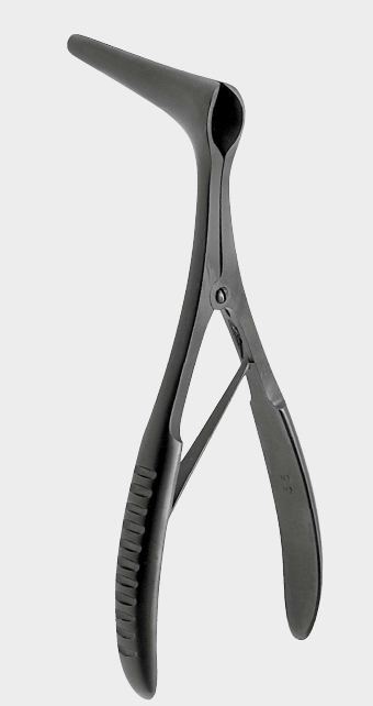 [CNQ-17222-90-ss] Espéculo nasal COTTLE de 90 mm, negro