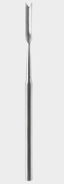 Gubia HAJEK en forma de V 16 cm 8 mm