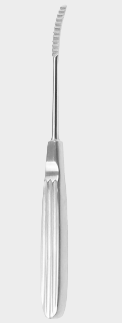 [MNL-17475-18-ss] Raspador nasal MALTZ 5 mm curvado 18 cm