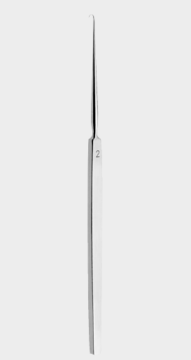 [CHR-17528-02-ss] Fig. 2 del gancho vascular de COTTLE