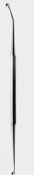 [PCE-17541-21-ss] Cureta PRATT de doble punta de 21 cm