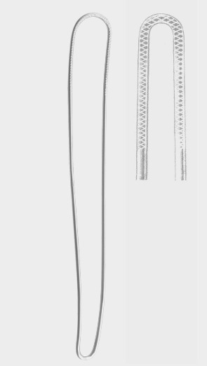 [FTB-17599-16-ss] FRANZEL depresor de lengua.16,5 cm