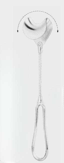 [LAC-17629-19-ss] Retractor de labios y mejillas 19 cm