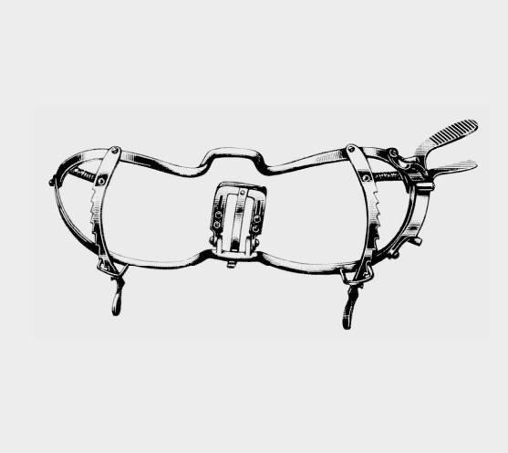 [WMO-17655-15-ss] Mordaza bucal WHITEHEAD de 15 cm de ancho x 1,5 cm de alto