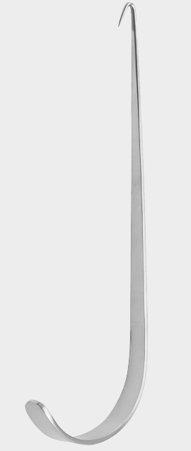 [JTR-17928-15-ss] Gancho traqueal JACKSON 15 cm