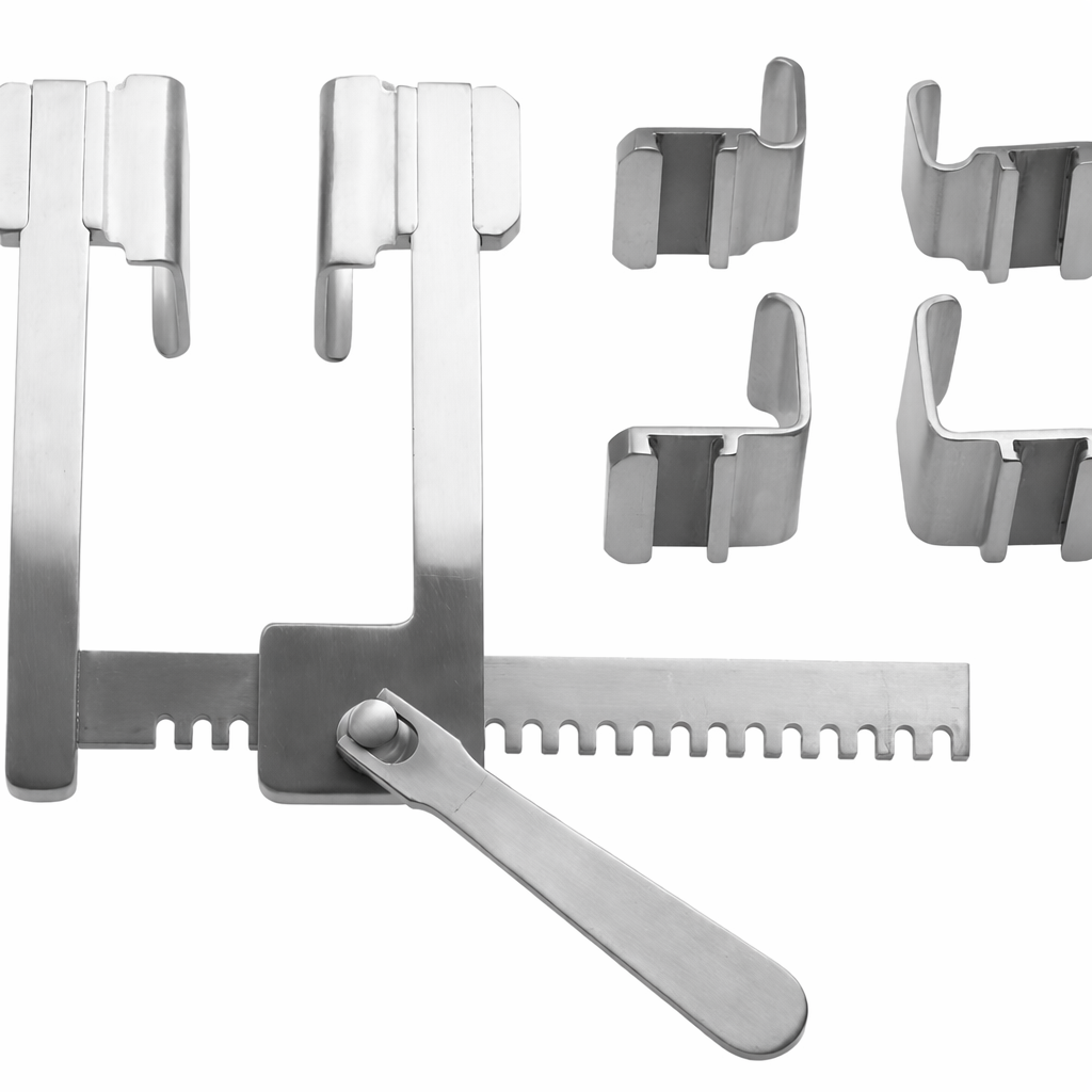 [DRI-18006-00-ss] Separador de costillas DEBAKEY 28cm cplt