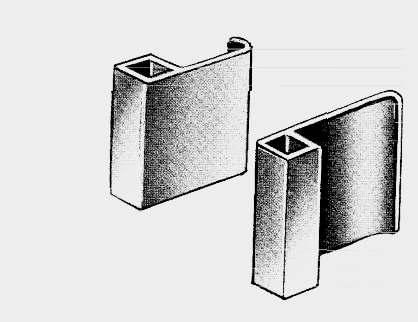 Cuchillas STRUCK solo par de 10 x 20 mm