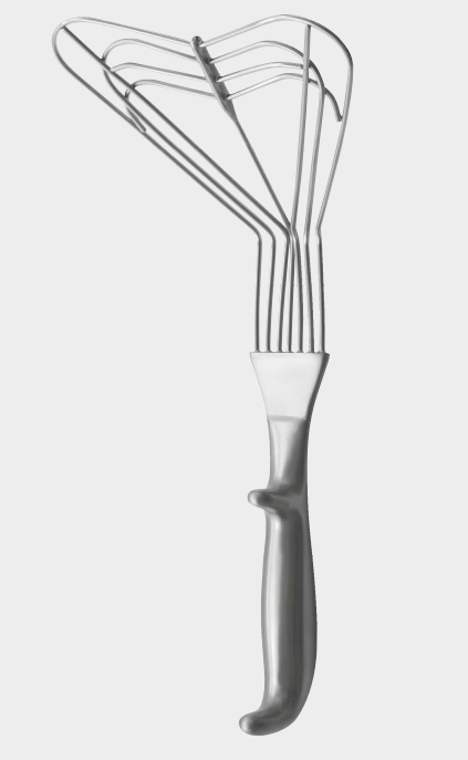 Espátula de pulmón extra ancha 26 cm