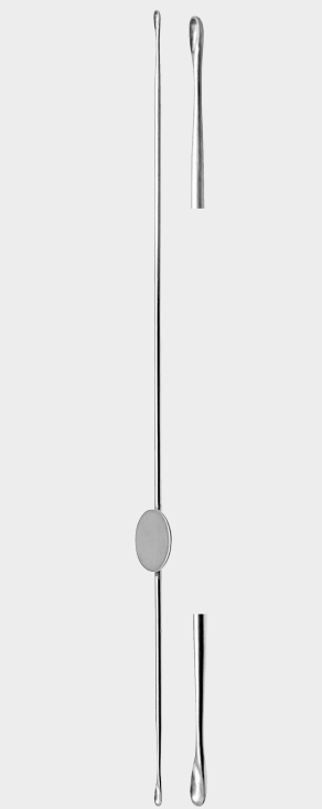 Cuchara para secreciones GUTMANN de 26,5 cm